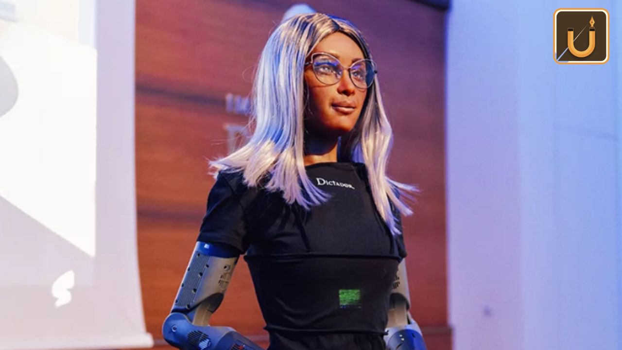 Usthadian Academy / Mika' Becomes World’s First AI Human-Like Robot CEO